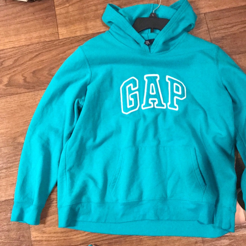 Turquoise gap hoodieXXL